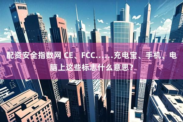 配资安全指数网 CE、FCC……充电宝、手机、电脑上这些标志什么意思？